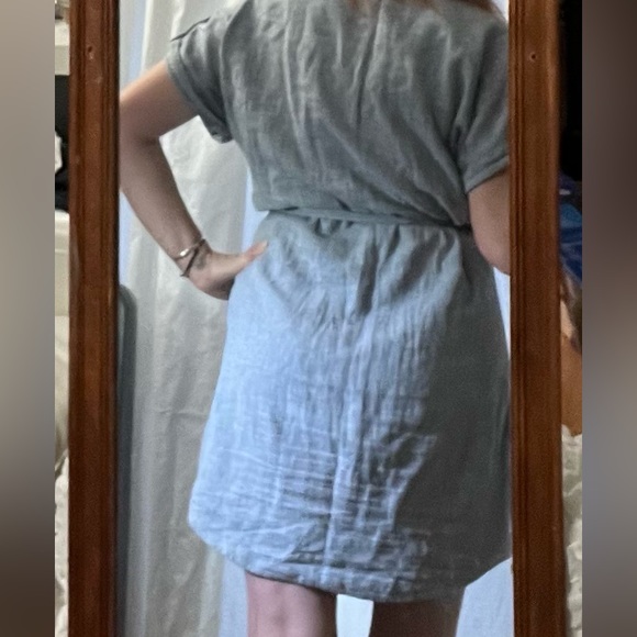 Gorgeous cotton linen blend Banana Republic shirt dress! - Picture 5 of 6